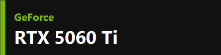 GeForce RTX 5060 Ti logo